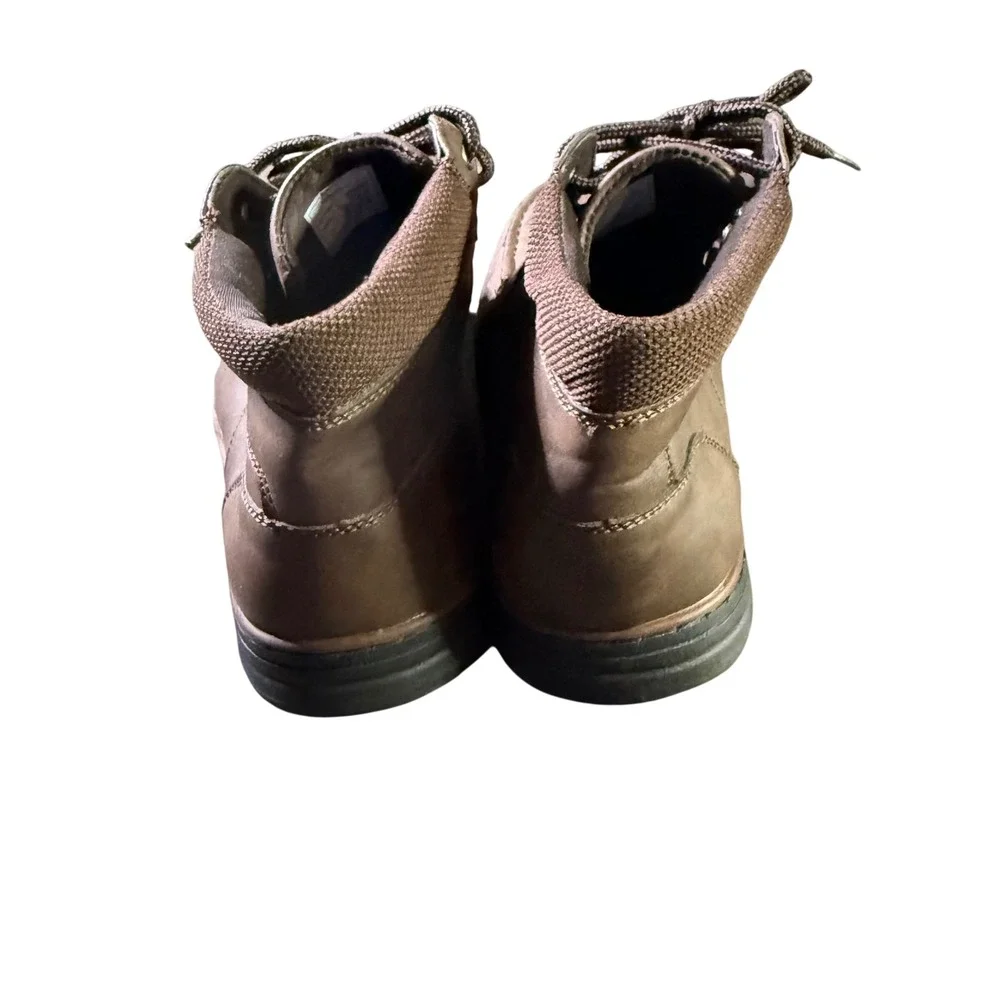 Aston‎ Marc Mens HERTEL 01 Brown Lace Up Ankle Boots Synthetic Upper Size 10